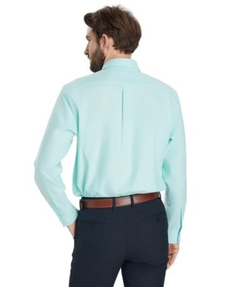 Club Room Button-Down Oxford Solid Dress Shirt Men's 16 32/33 Mint Long Sleeves - Picture 3 of 13